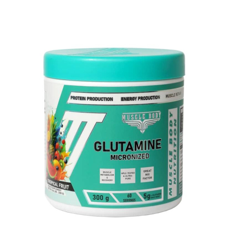 گلوتامین300گرمی ماسل بادی muscle body