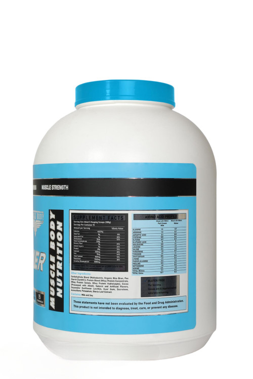 گینر 4.6KGماسل بادی ناتریشن شکلاتی (CHOCOLATE) muscle body nutrition