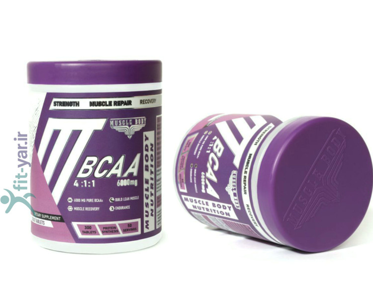 BCAA 6000mg 4:1:1ماسل بادی ناتریشن