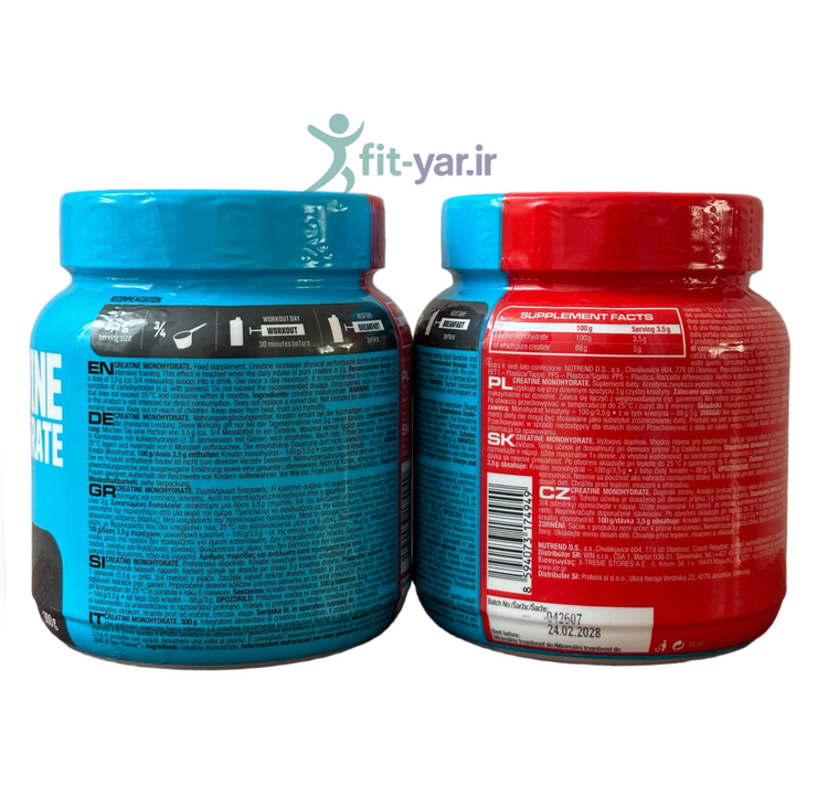 کراتین مونوهیدرات ۳۰۰گرمی ناترند