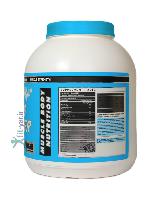 مس گینر 3KG ماسل بادی muscle body nutrition