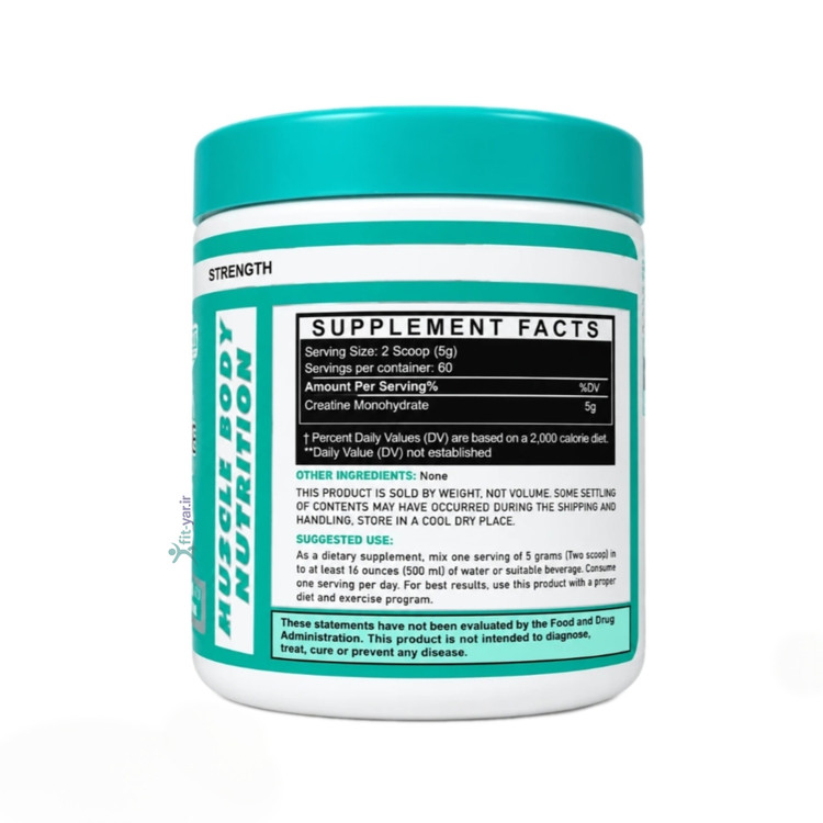 کراتین مونوهیدرات 300گرمی ماسل بادی ناتریشن ،muscle body nutrition